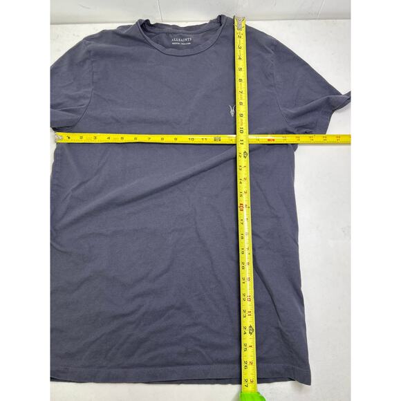 AllSaints Brace Tonic Crew T-shirt in grey organic cotton. Size M - Picture 4 of 6